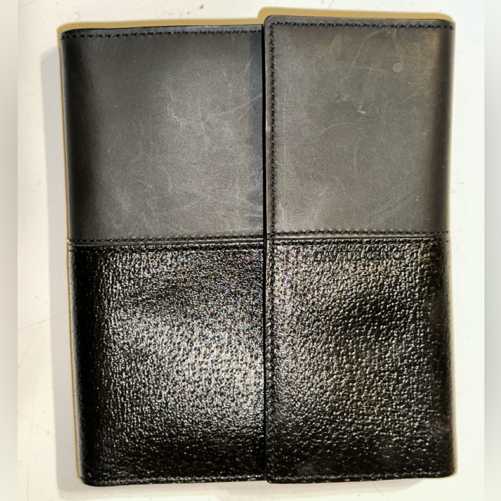 David’s Cenci Italy leather calendar card ID holder